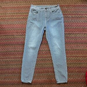 SEVEN JEANS NAUTICAL NAVY PARALLEL STRIPE JEANS